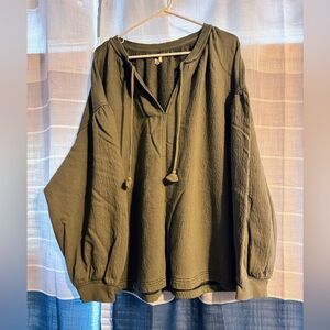 Aerie women’s olive green top